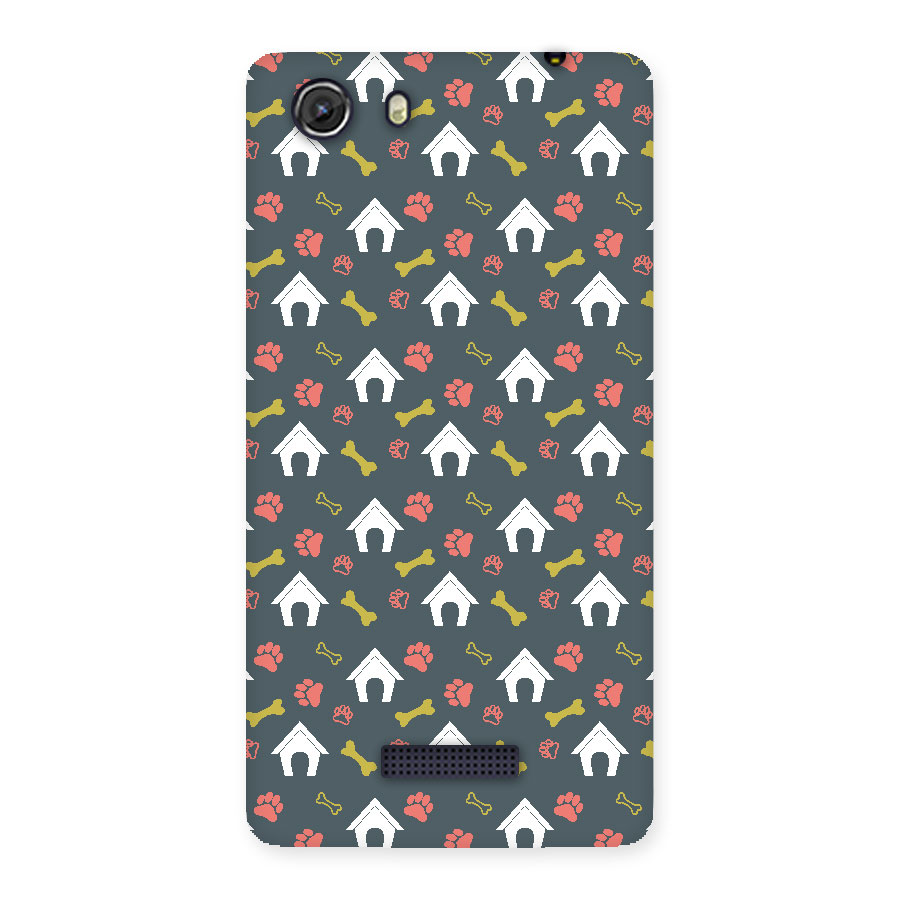 Dog Pattern Back Case for Micromax Unite 3