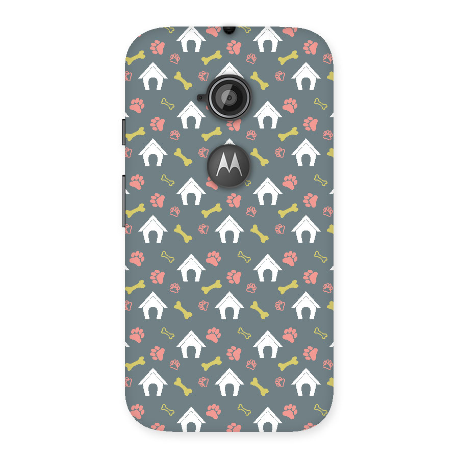 Dog Pattern Back Case for Moto E 2nd Gen