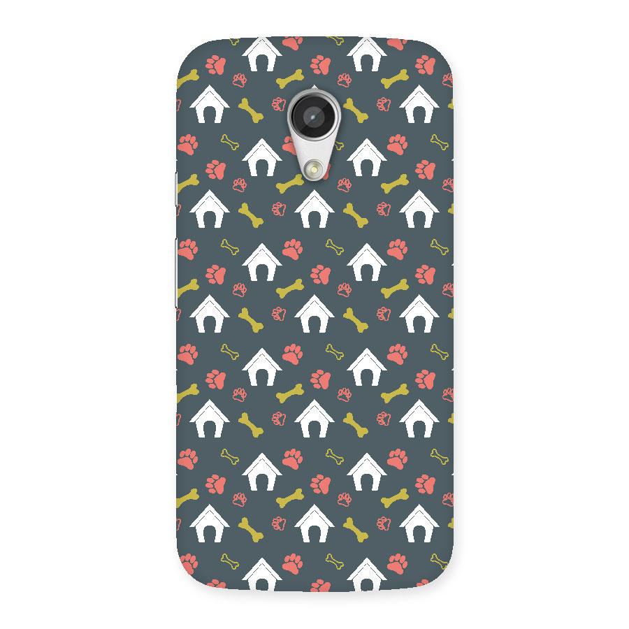 Dog Pattern Back Case for Moto G 2nd Gen