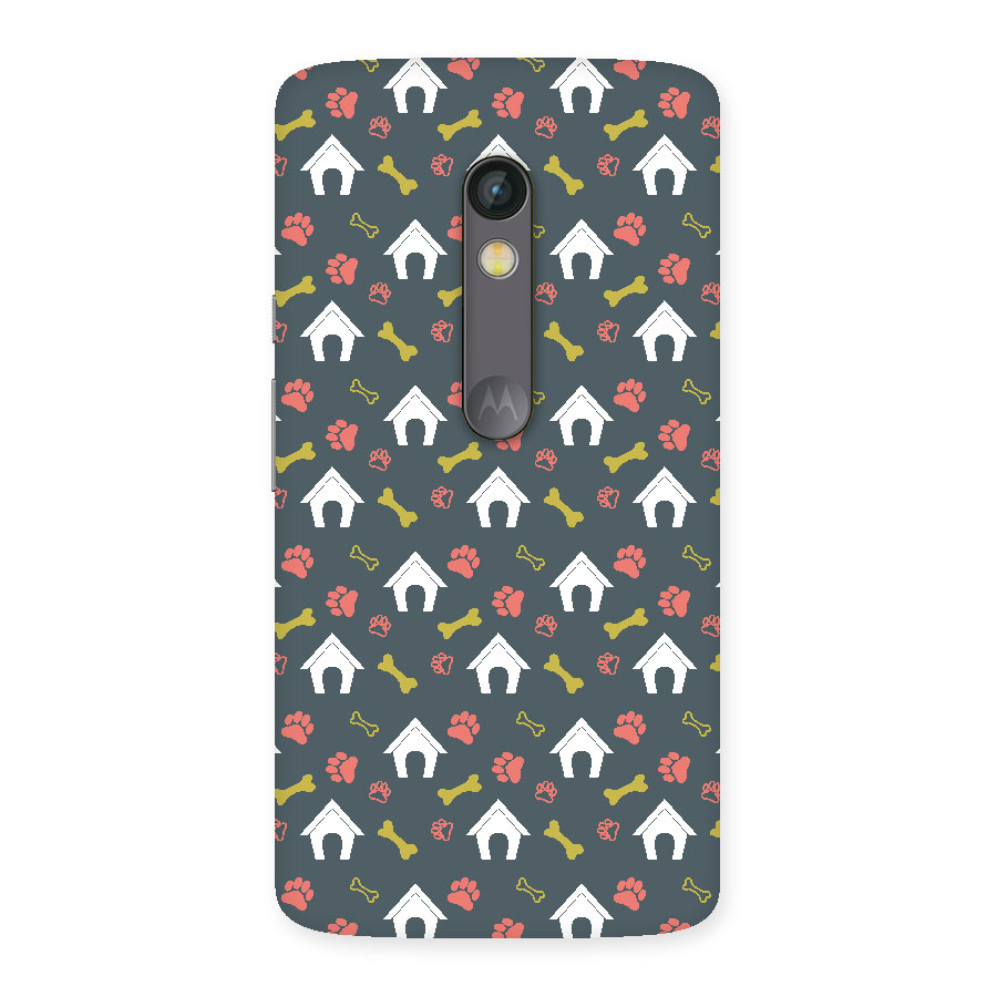 Dog Pattern Back Case for Moto X Play