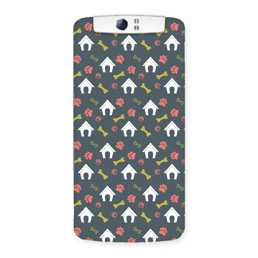 Dog Pattern Back Case for Oppo N1