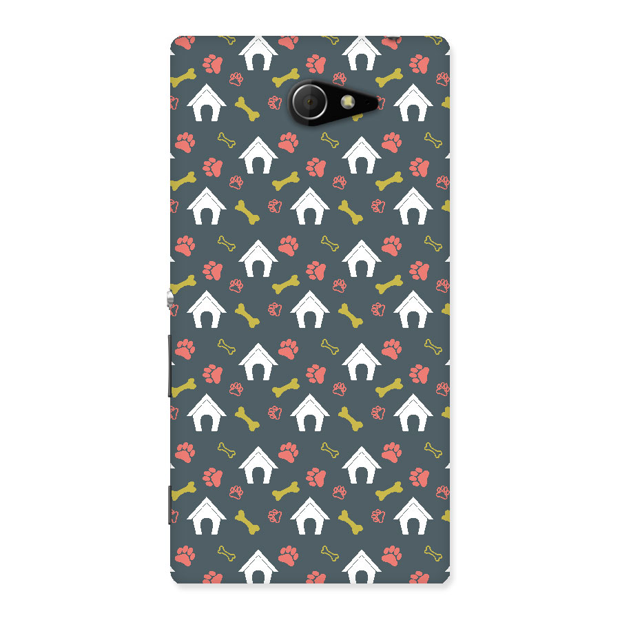 Dog Pattern Back Case for Sony Xperia M2