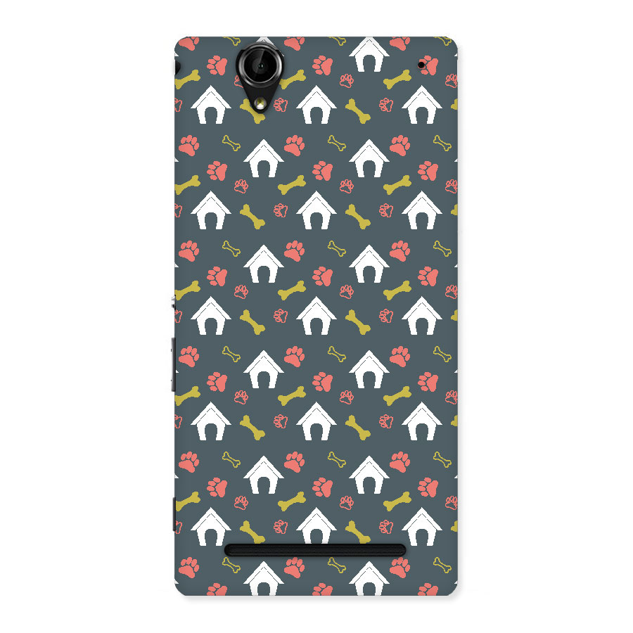 Dog Pattern Back Case for Sony Xperia T2