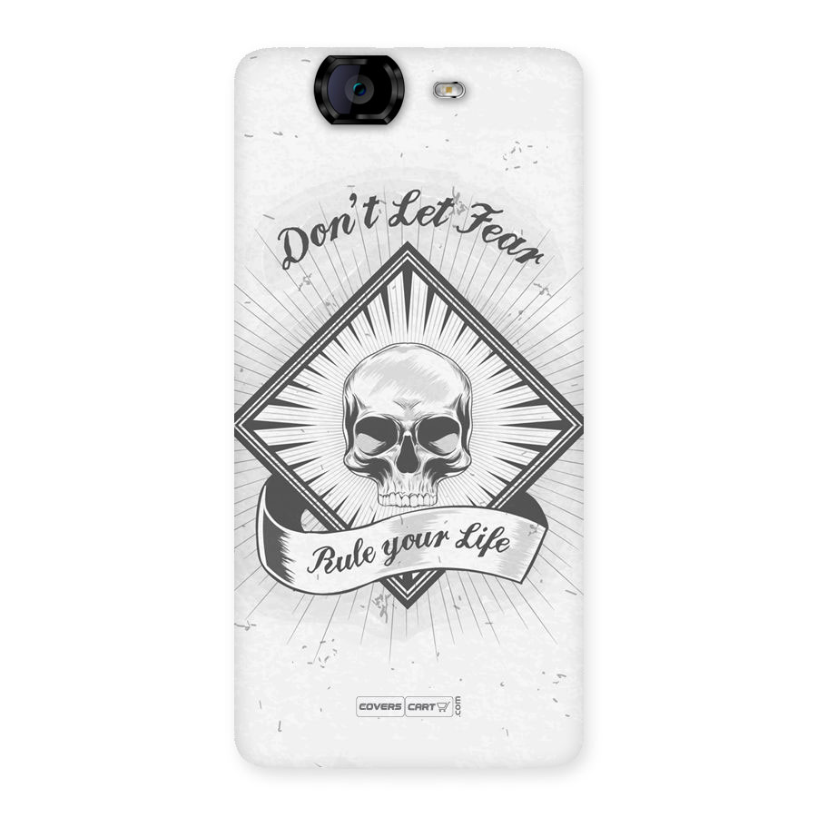Dont Let Fear Rule Your Life Back Case for Canvas Knight A350