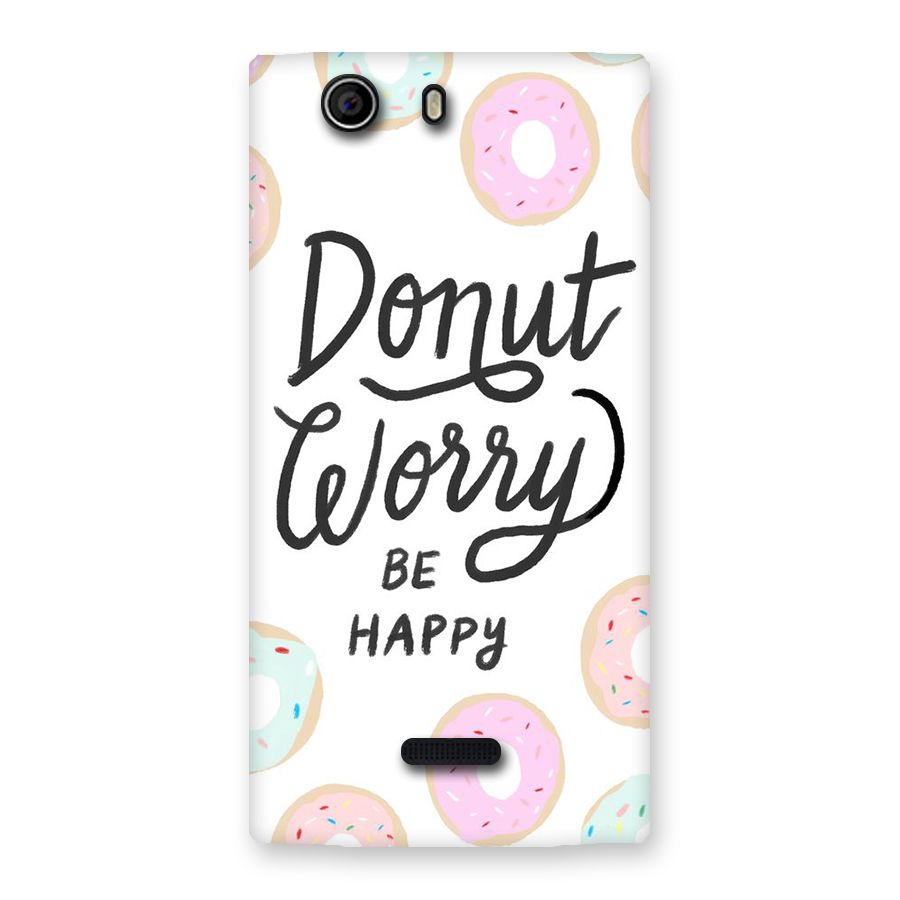 Donut Worry Be Happy Back Case for Canvas Nitro 2 E311