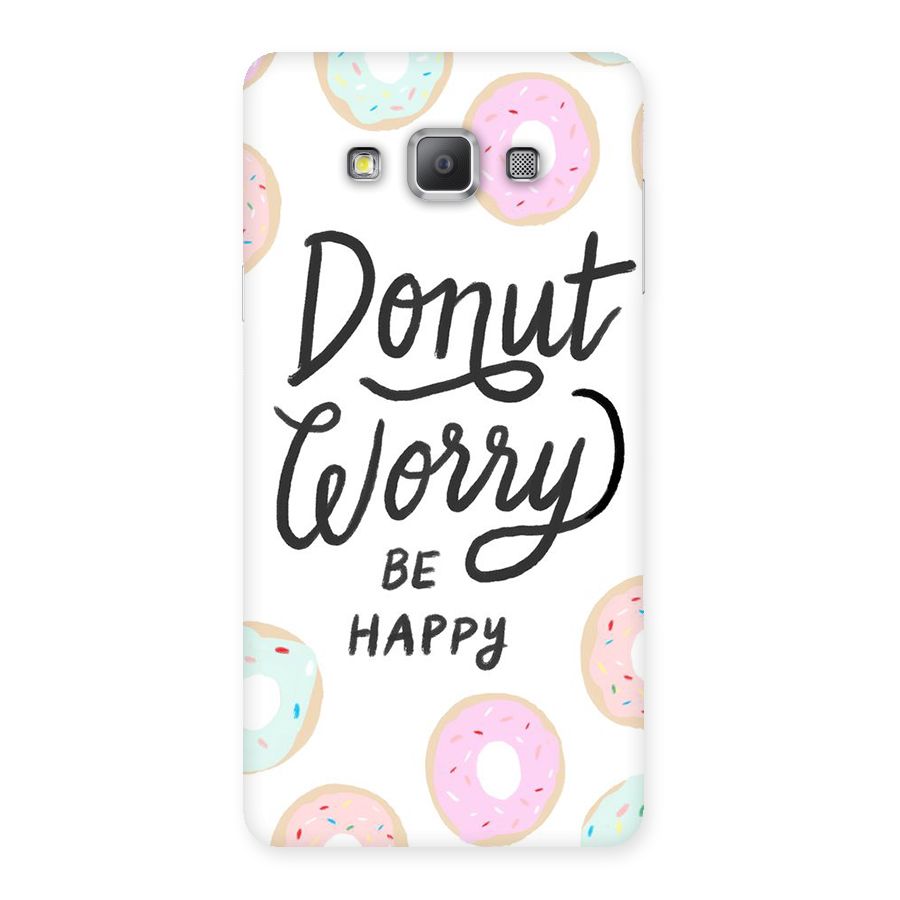 Donut Worry Be Happy Back Case for Galaxy A7