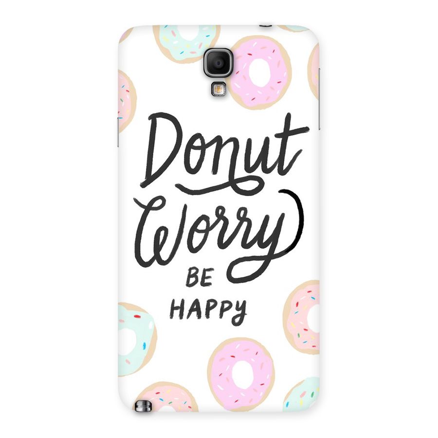 Donut Worry Be Happy Back Case for Galaxy Note 3 Neo