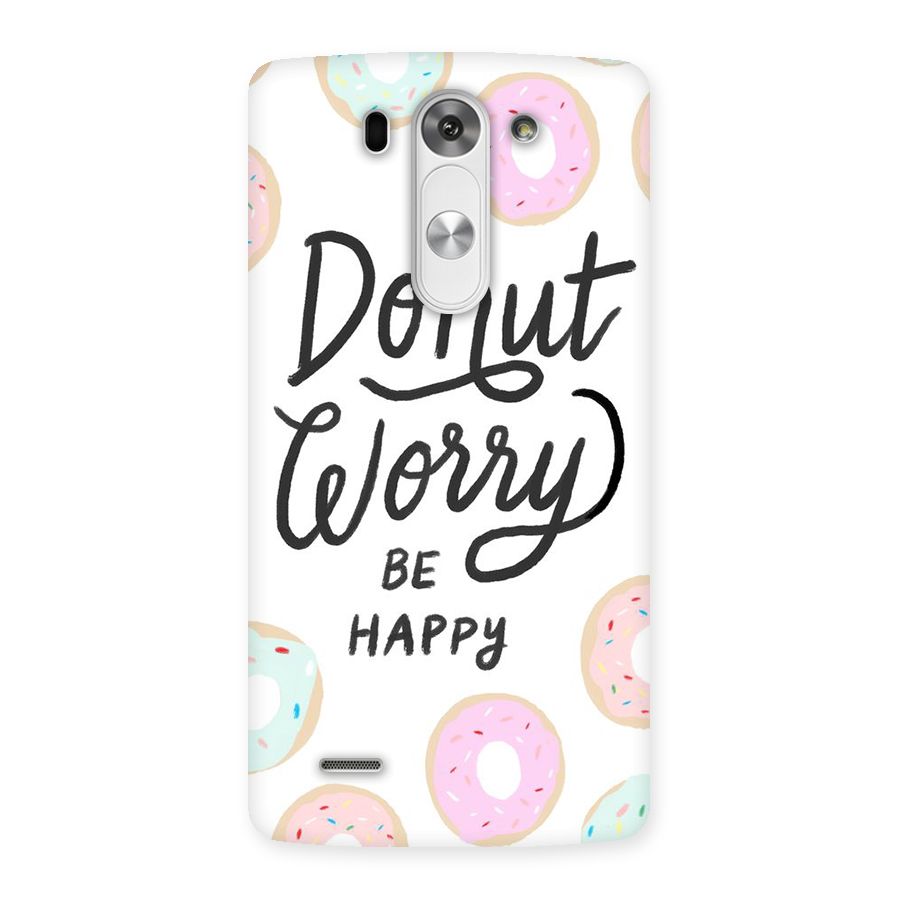 Donut Worry Be Happy Back Case for LG G3 Mini