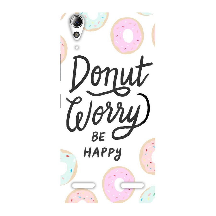 Donut Worry Be Happy Back Case for Lenovo A6000