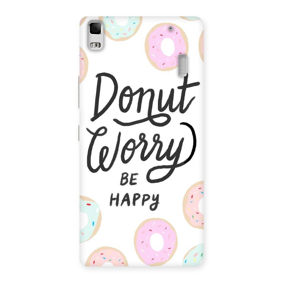 Donut Worry Be Happy Back Case for Lenovo A7000