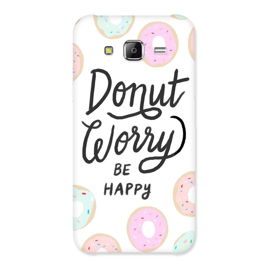Donut Worry Be Happy Back Case for Samsung Galaxy J5