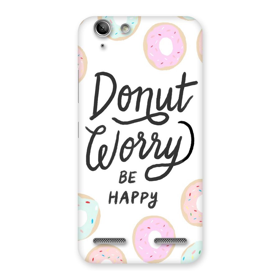 Donut Worry Be Happy Back Case for Vibe K5