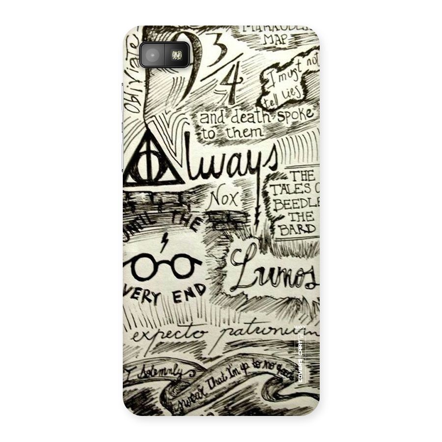 Doodle Art Back Case for Blackberry Z10