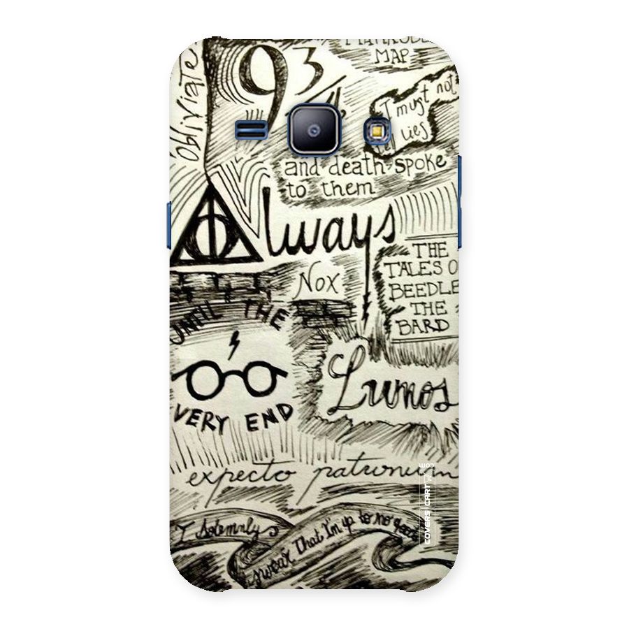 Doodle Art Back Case for Galaxy J1