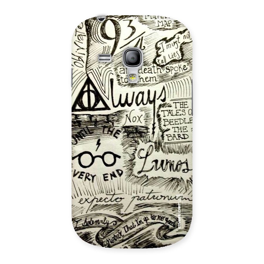 Doodle Art Back Case for Galaxy S3 Mini