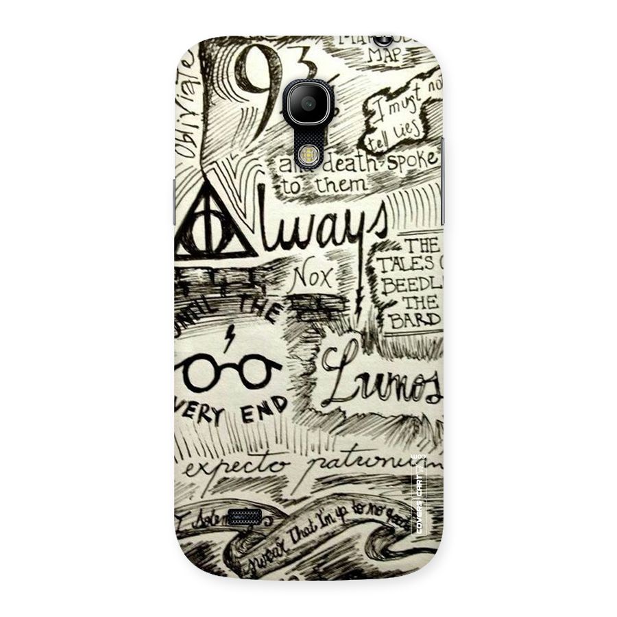 Doodle Art Back Case for Galaxy S4 Mini