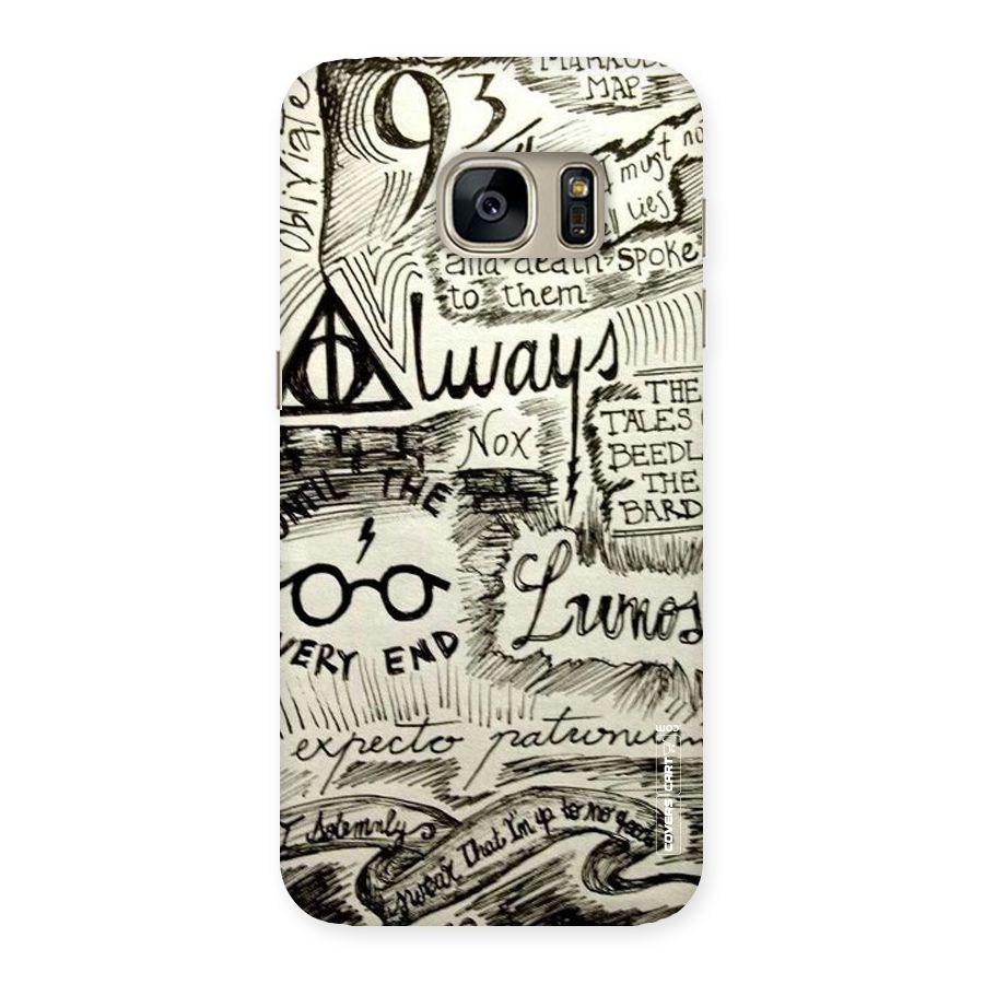 Doodle Art Back Case for Galaxy S7