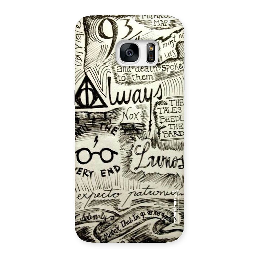 Doodle Art Back Case for Galaxy S7 Edge
