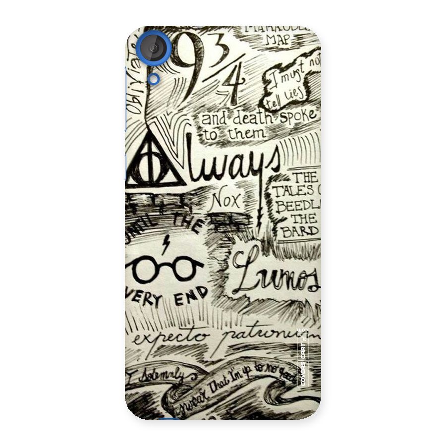 Doodle Art Back Case for HTC Desire 820