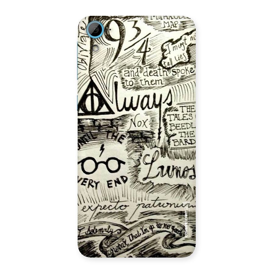 Doodle Art Back Case for HTC Desire 826