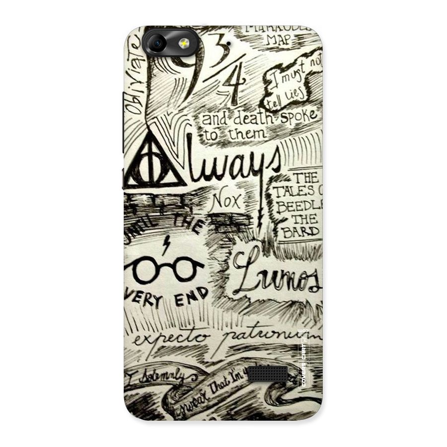 Doodle Art Back Case for Honor 4C