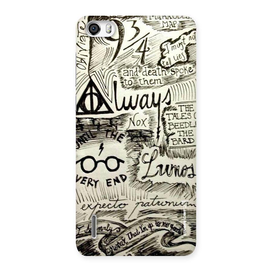 Doodle Art Back Case for Honor 6