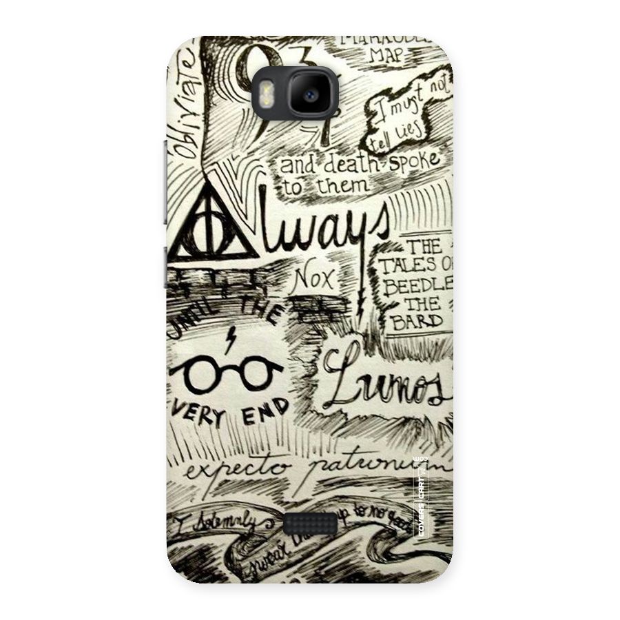 Doodle Art Back Case for Honor Bee