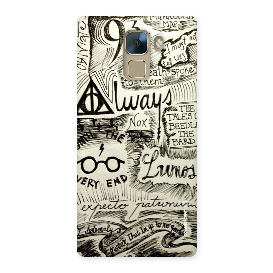 Doodle Art Back Case for Huawei Honor 7
