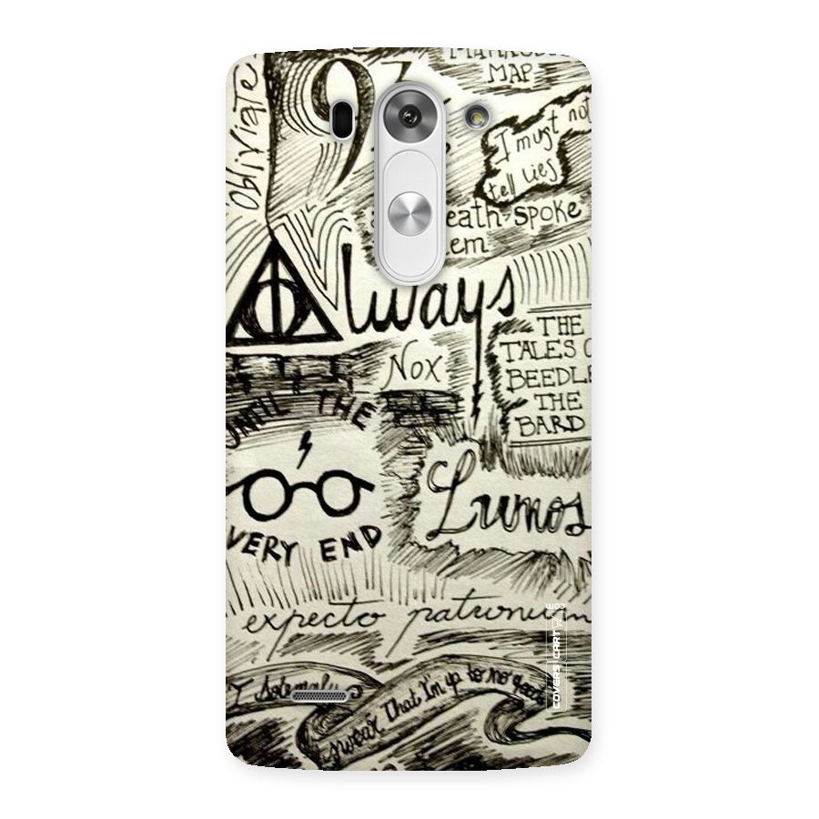 Doodle Art Back Case for LG G3 Beat