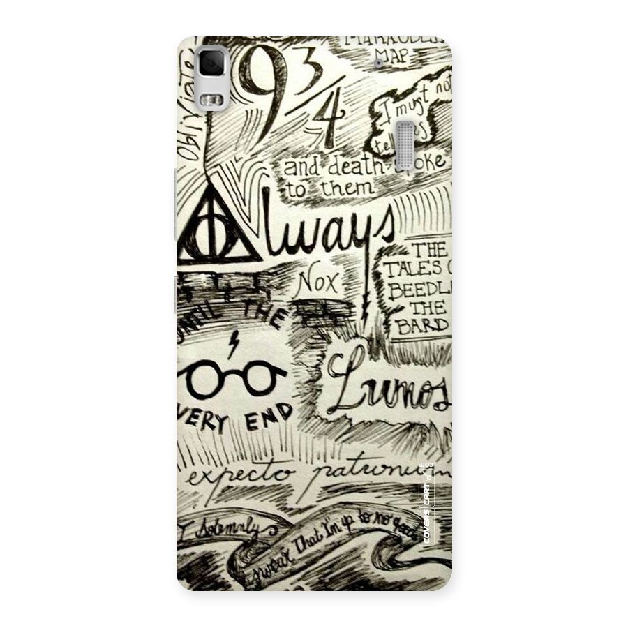 Doodle Art Back Case for Lenovo A7000