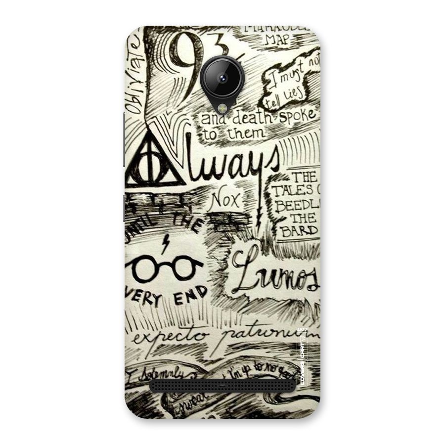 Doodle Art Back Case for Lenovo C2