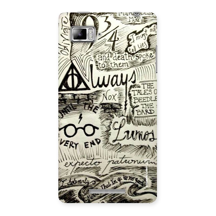 Doodle Art Back Case for Lenovo Vibe Z K910