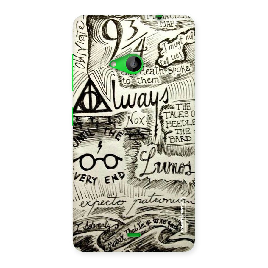 Doodle Art Back Case for Lumia 535
