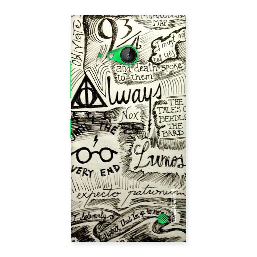 Doodle Art Back Case for Lumia 730