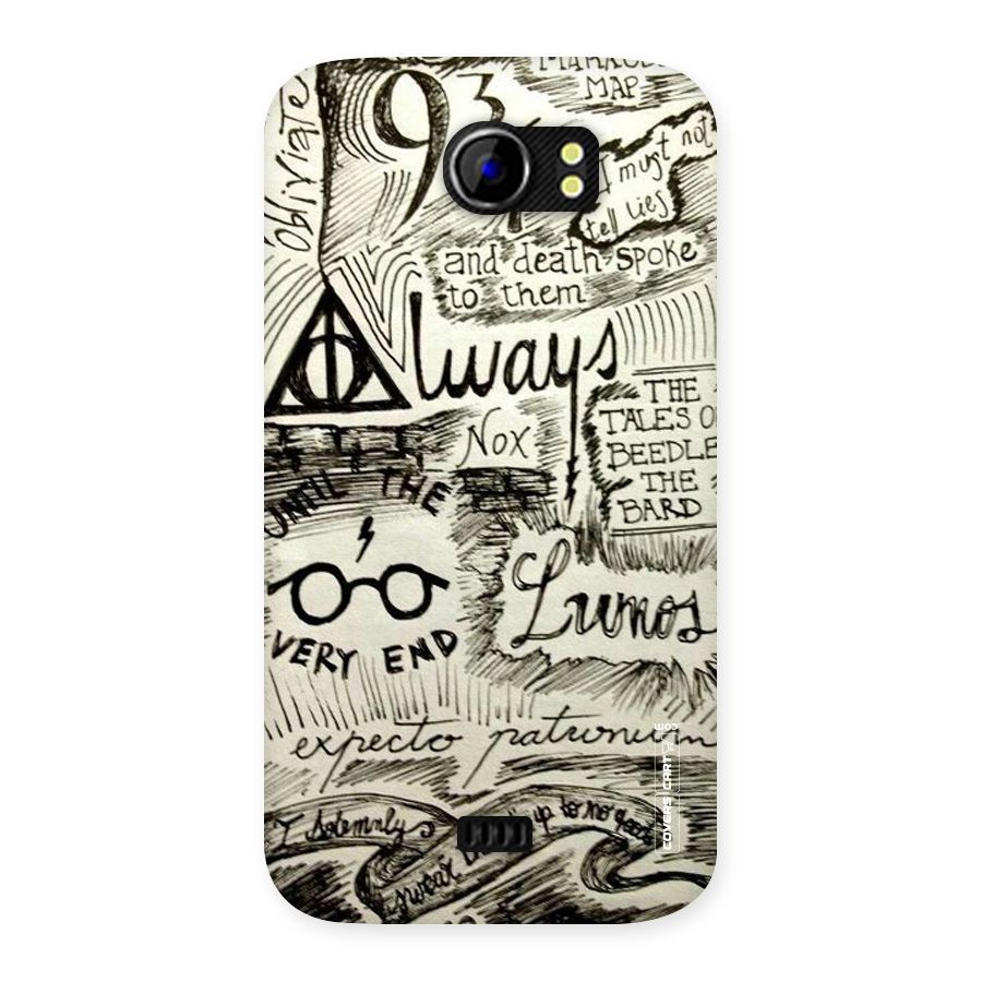 Doodle Art Back Case for Micromax Canvas 2 A110