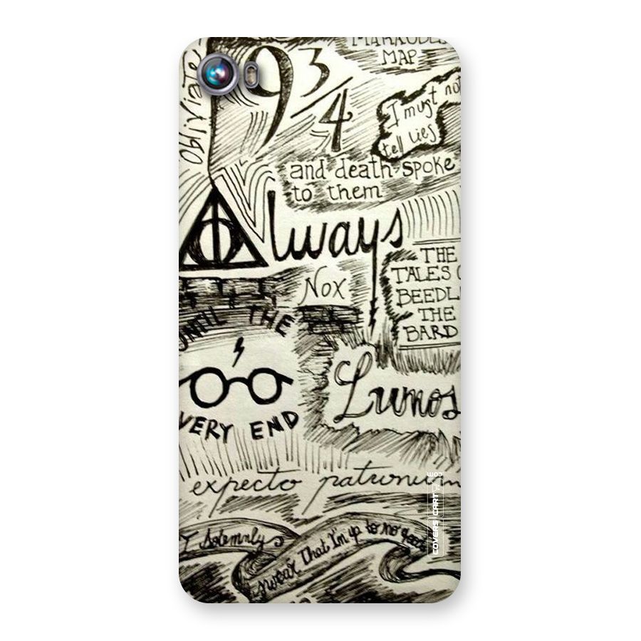 Doodle Art Back Case for Micromax Canvas Fire 4 A107