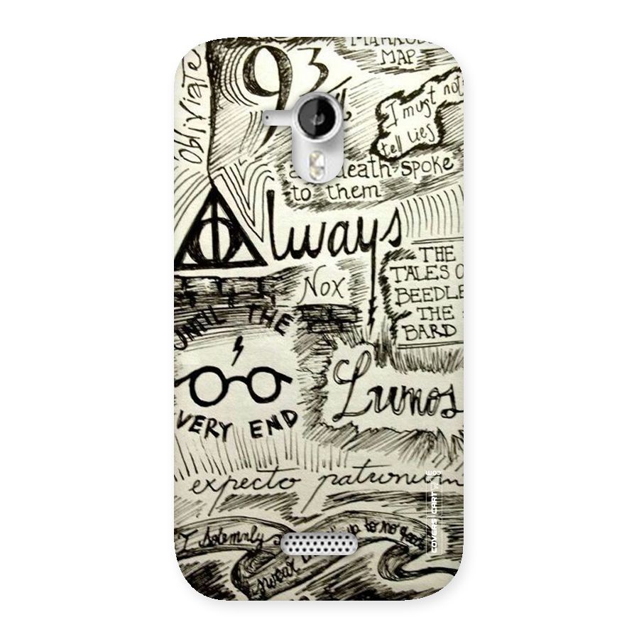 Doodle Art Back Case for Micromax Canvas HD A116