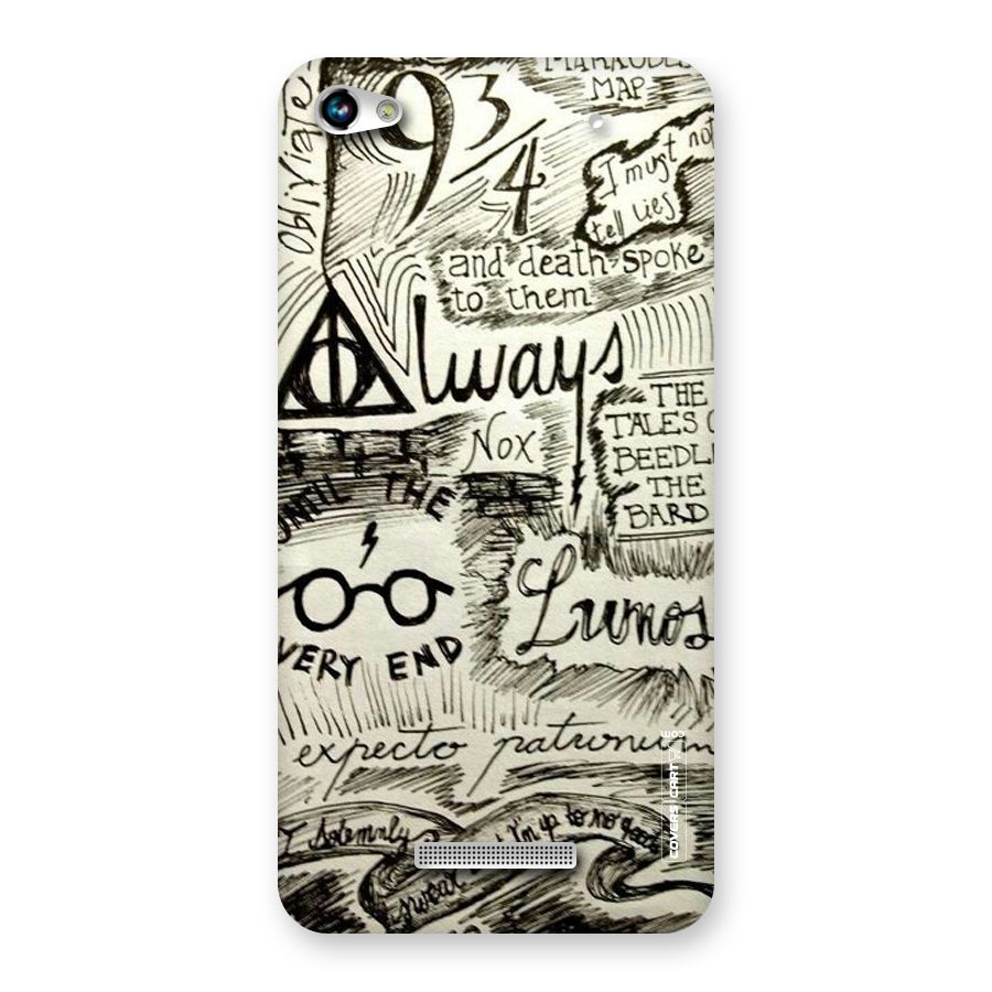 Doodle Art Back Case for Micromax Hue 2