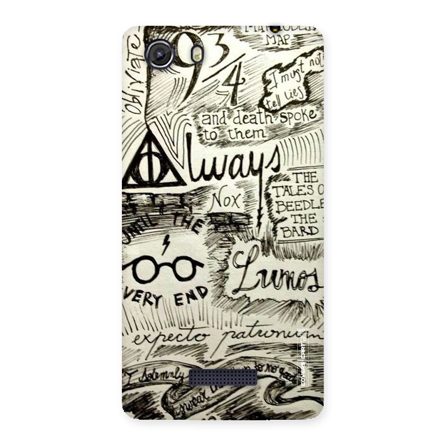 Doodle Art Back Case for Micromax Unite 3