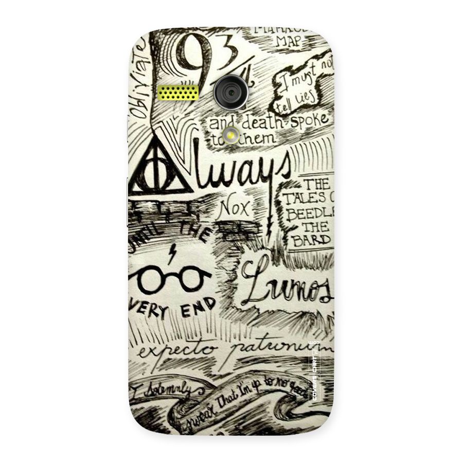 Doodle Art Back Case for Moto G