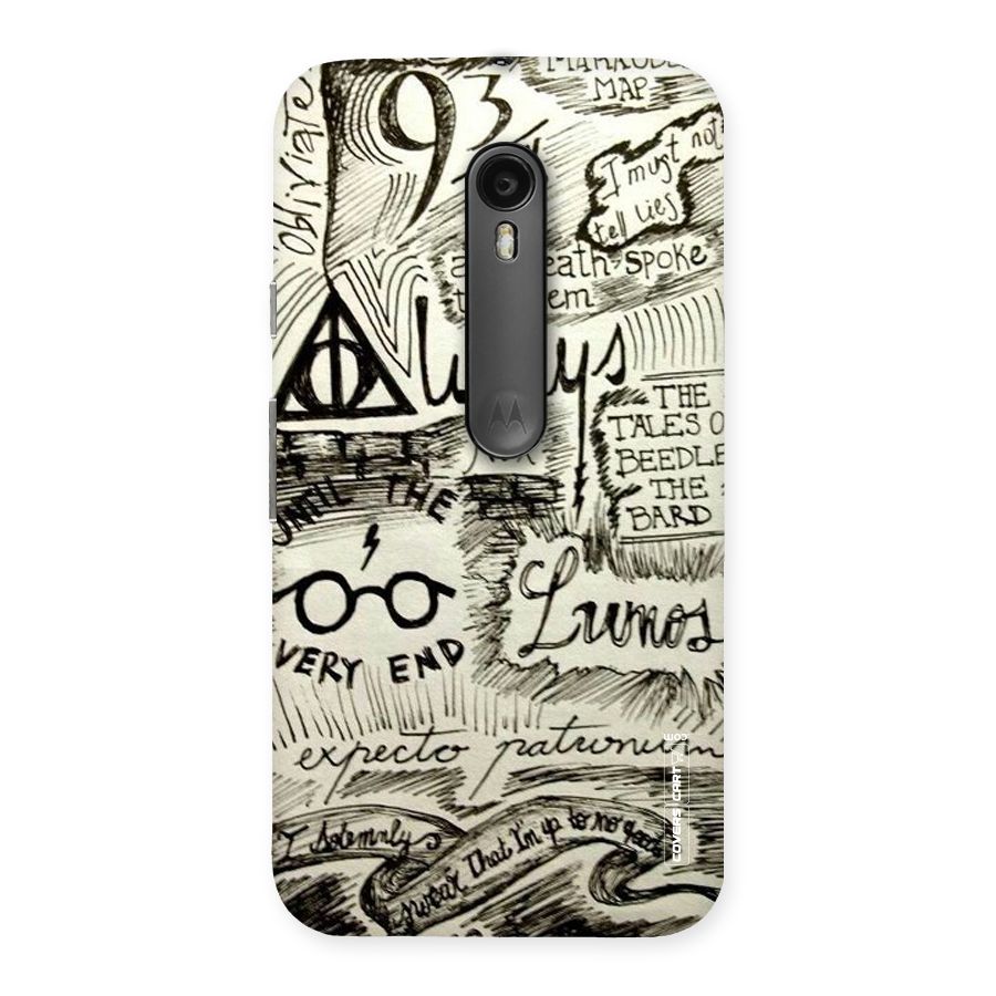 Doodle Art Back Case for Moto G3