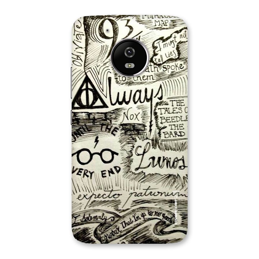 Doodle Art Back Case for Moto G5