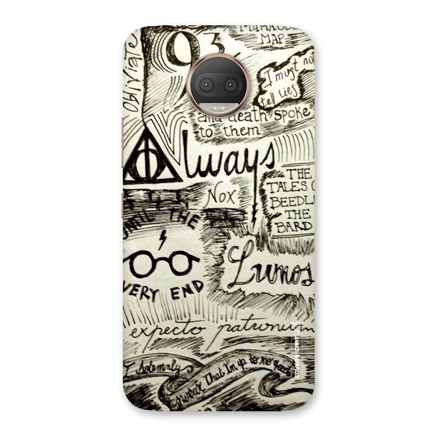 Doodle Art Back Case for Moto G5s Plus