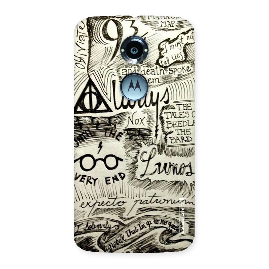 Doodle Art Back Case for Moto X 2nd Gen