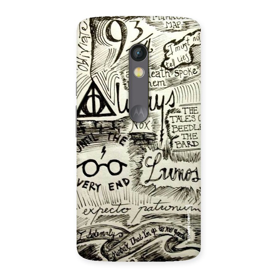 Doodle Art Back Case for Moto X Play