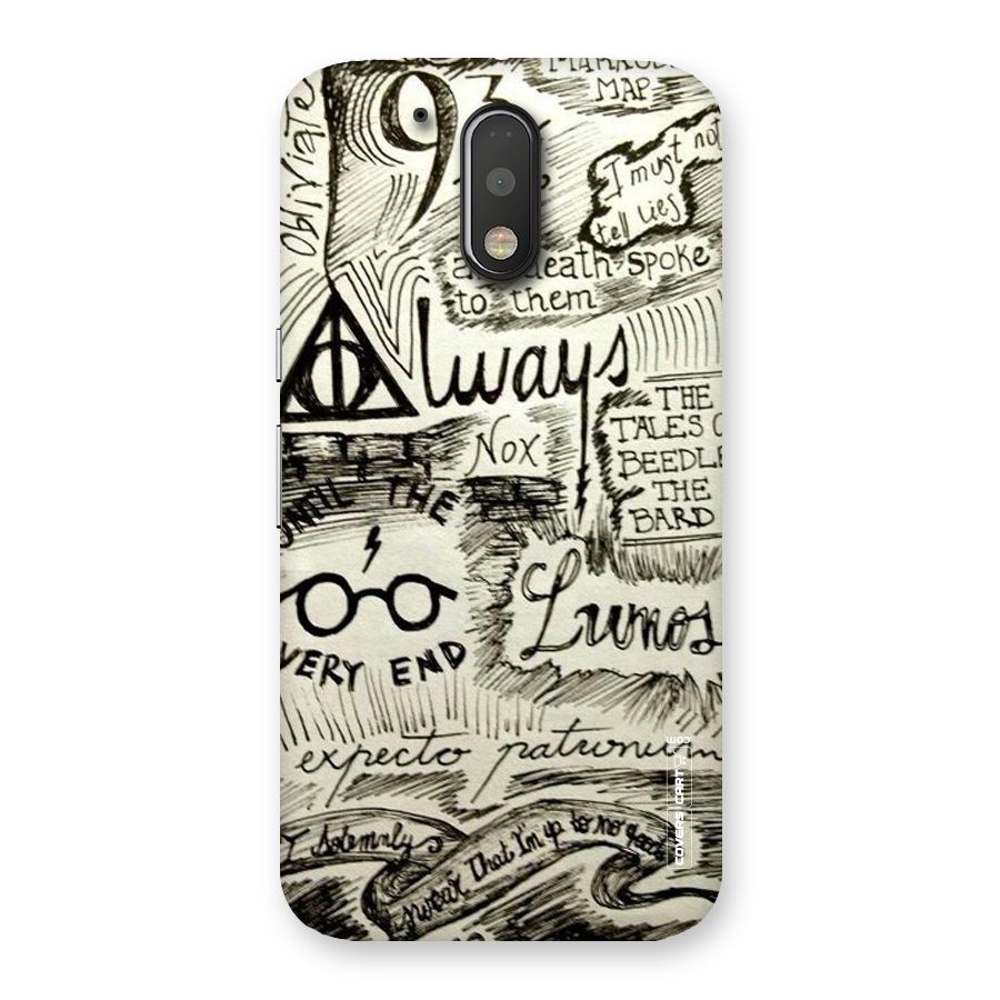 Doodle Art Back Case for Motorola Moto G4