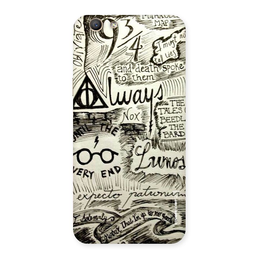 Doodle Art Back Case for Oppo F1s