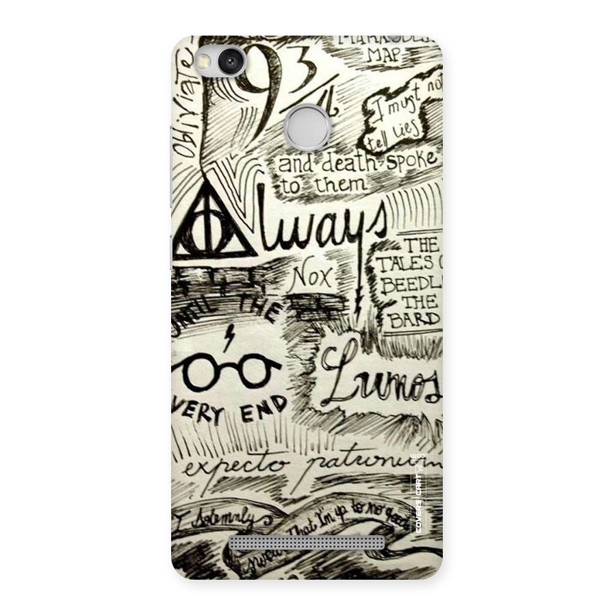 Doodle Art Back Case for Redmi 3S Prime
