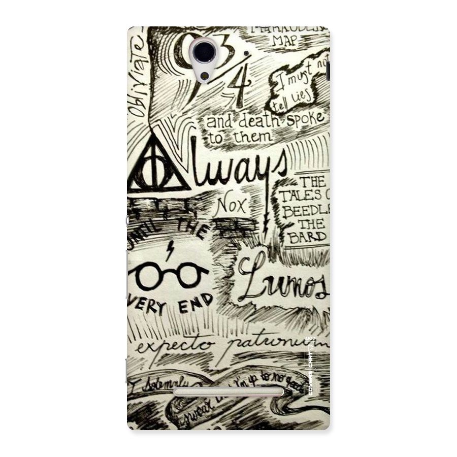 Doodle Art Back Case for Sony Xperia C3