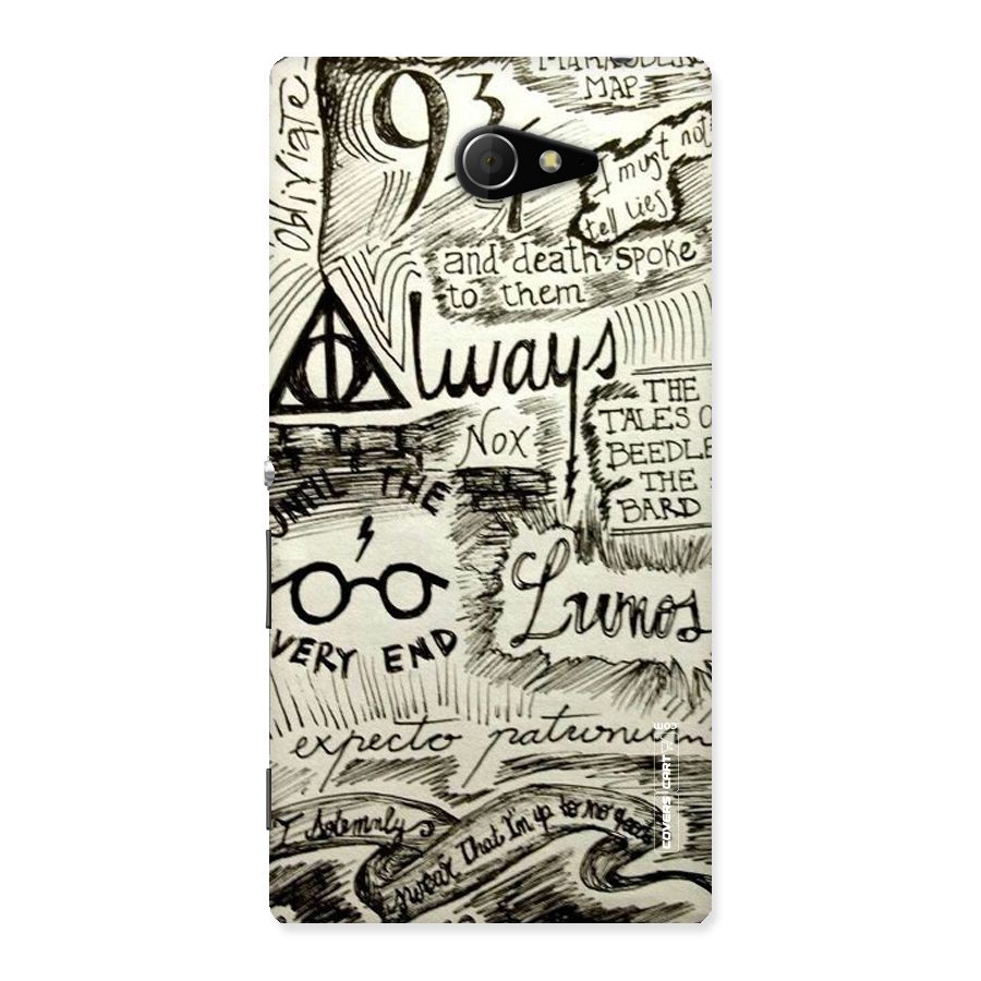 Doodle Art Back Case for Sony Xperia M2